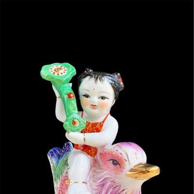 BỘ TƯỢNG TIÊN ĐỒNG NGỌC NỮ VÁC TRÁI ĐÀO VÀ GẬY NHƯ Ý